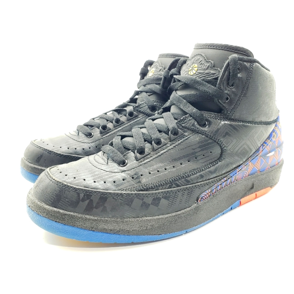 Mens Nike Air Jordan 2 Retro BHM Black History Month Size 8 No Box BQ7618-007